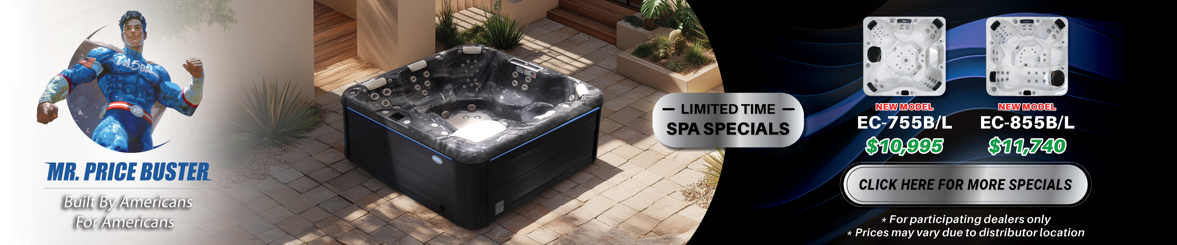 Calspas hot tub being used in a family setting - Monte Bello