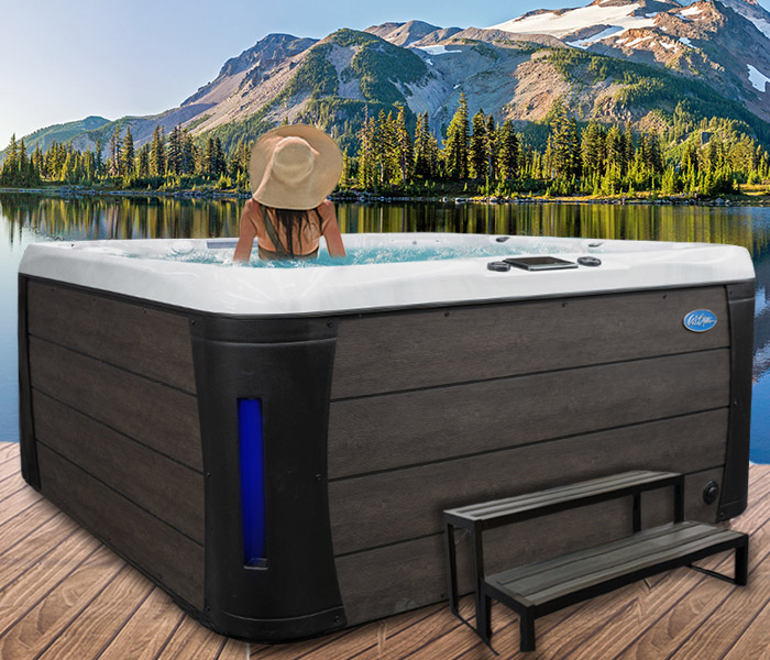 Calspas hot tub being used in a family setting - hot tubs spas for sale Monte Bello